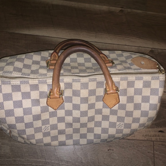 Louis Vuitton Handbags - Damier Azur Speedy 35 Louis Vuitton